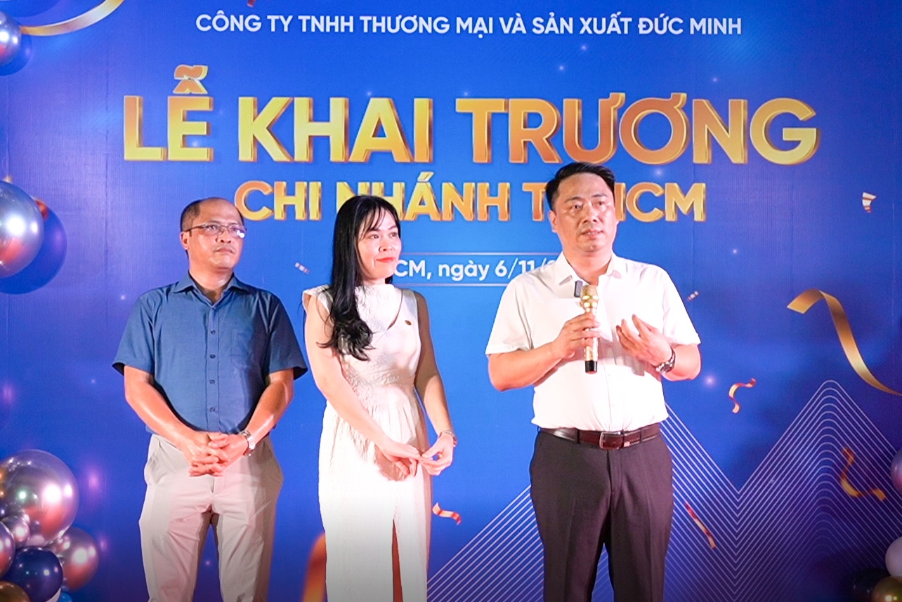Ông Vũ Văn Minh - Giám đốc Công ty chia sẻ về định hướng trong thời gian tới của Đức Minh khu vực TP.HCM