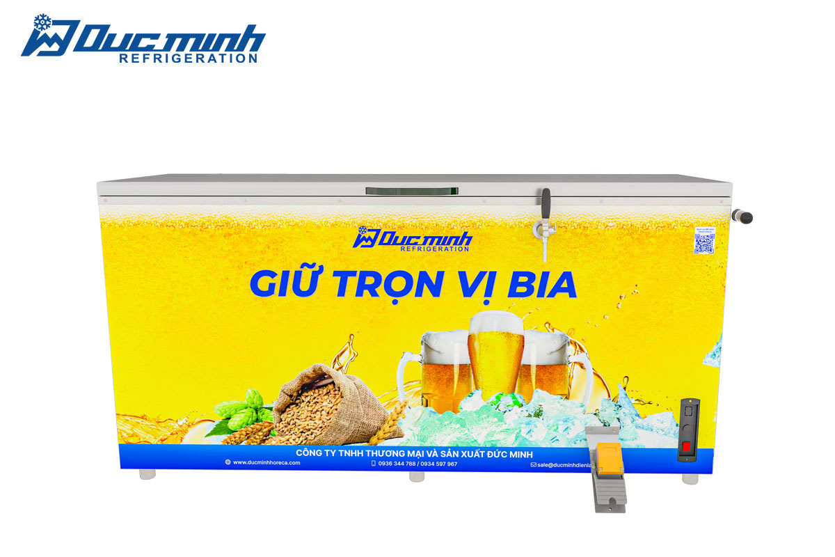 tủ bia hơi phù hợp với điểm bán nhỏ
