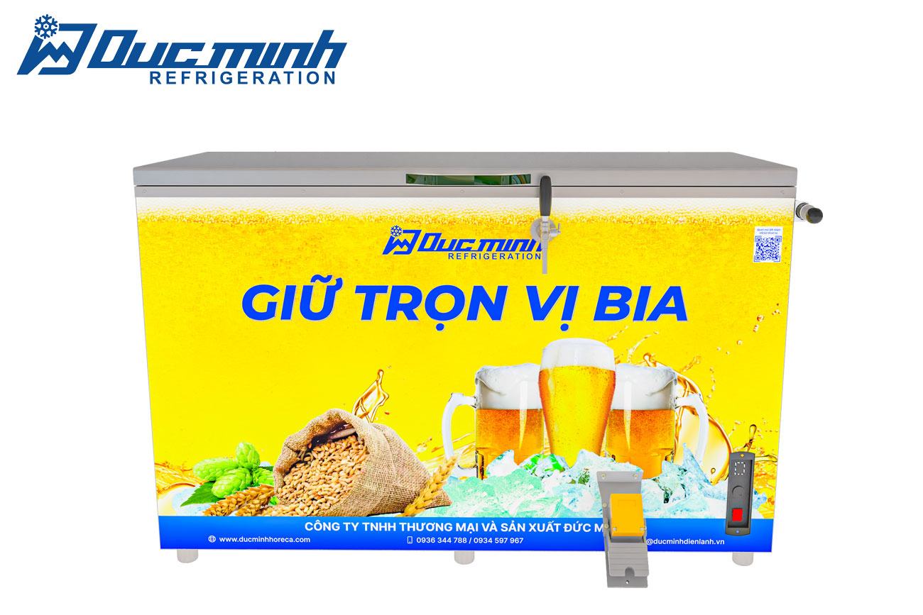 tủ bia hơi phù hợp với điểm bán nhỏ