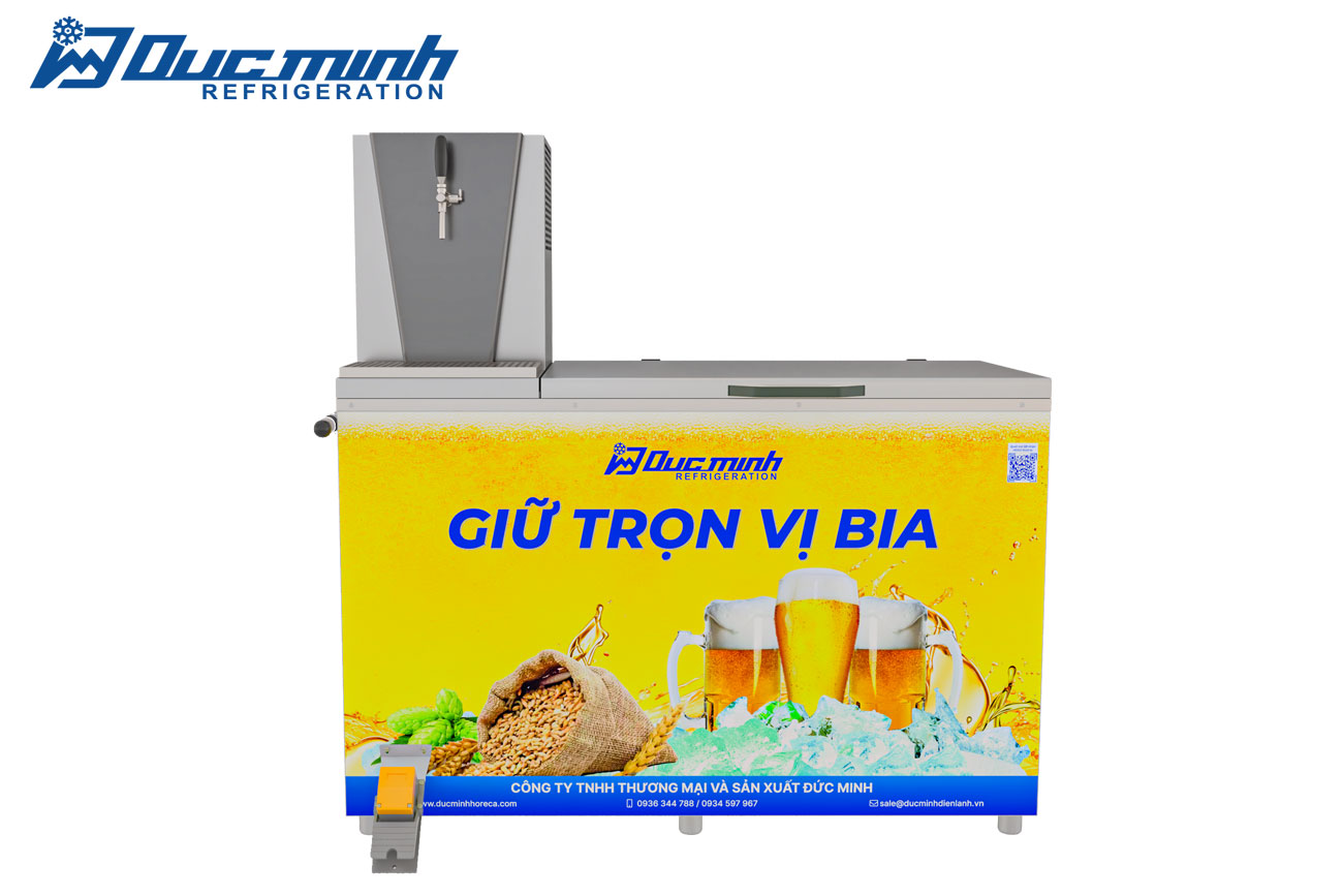 tủ bia hơi phù hợp với điểm bán nhỏ
