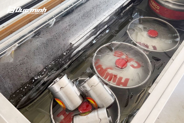 Tủ bia khô nước 3 - 4 bom 50L của Đức Minh