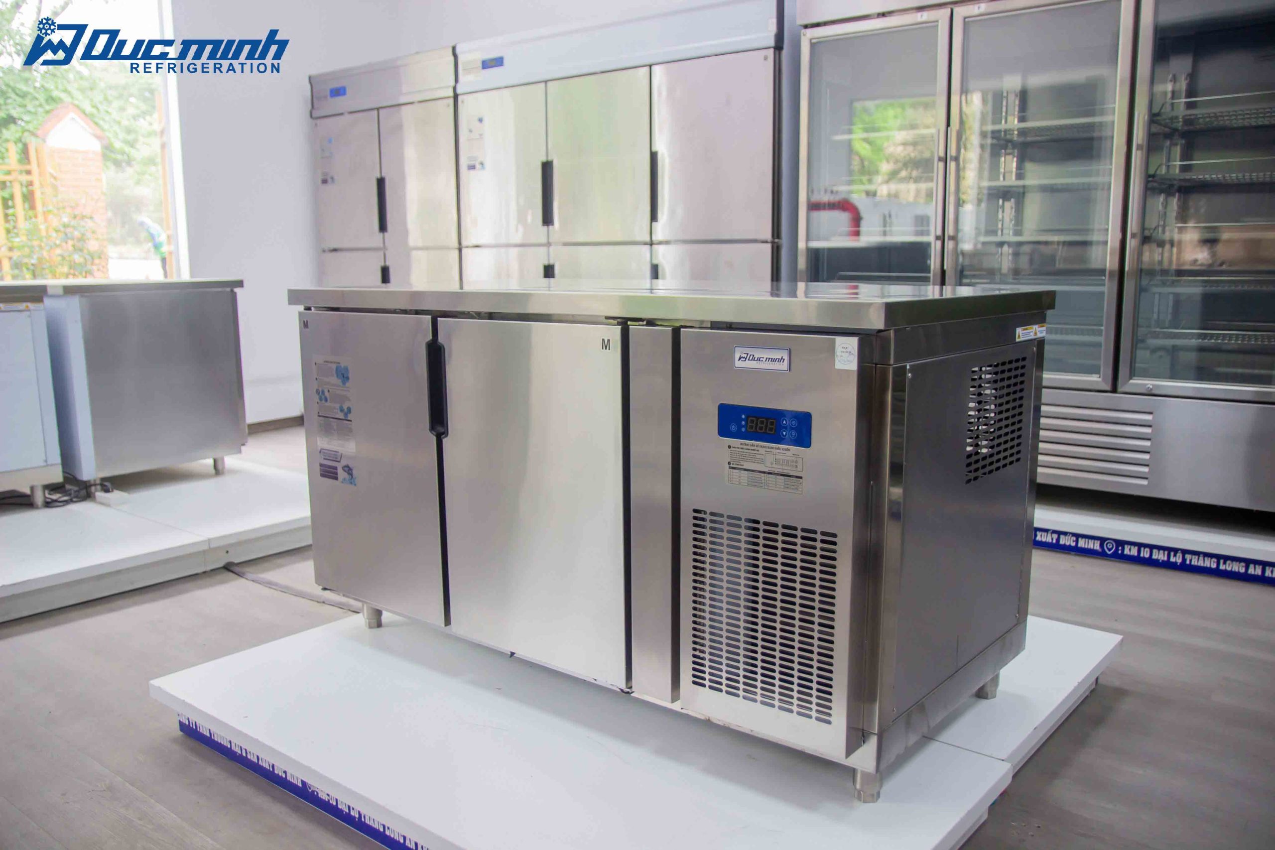 Tủ bàn mát 2 cánh Inox